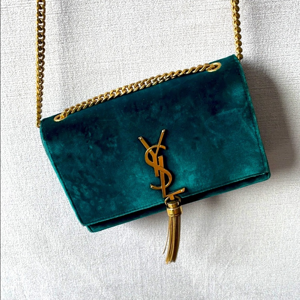 Saint Laurent Kate Small Velvet